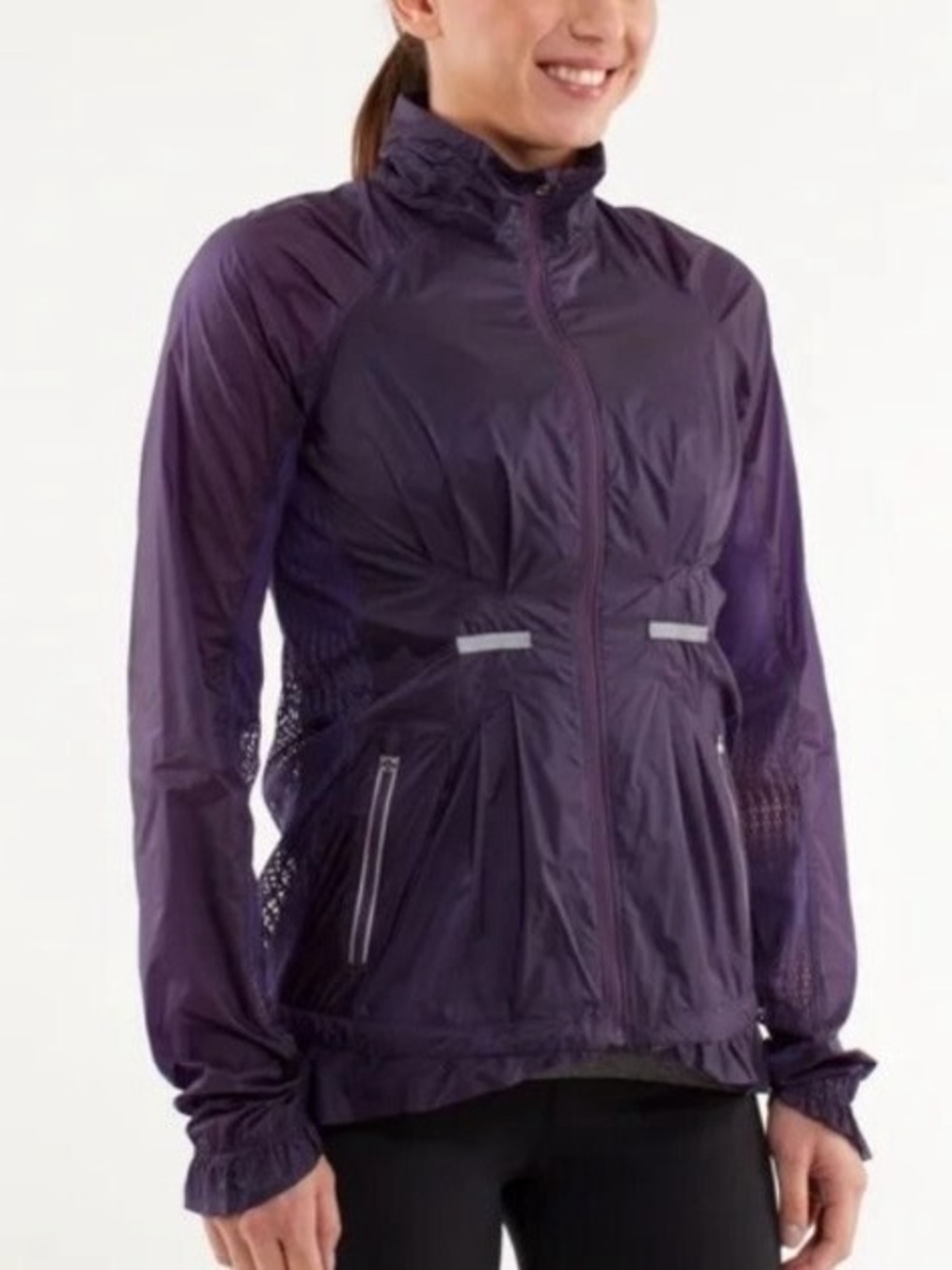 Lululemon Run Wild Jacket Purple Concord Grape size 4 Windbreaker Jacket - Women